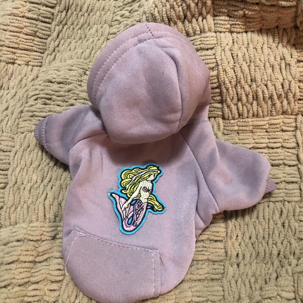 Mermaid sea purple sweatshirt embroidered s beach